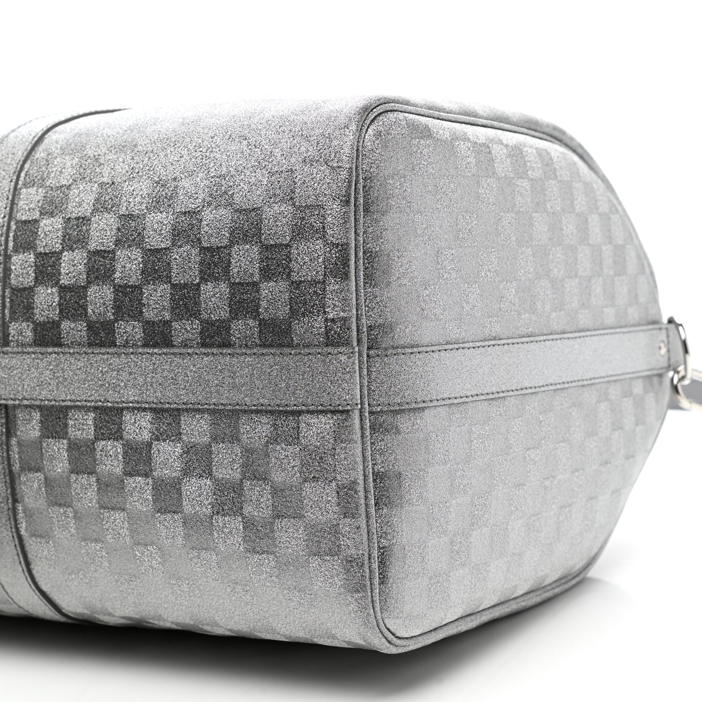 Damier Glitter Keepall Bandouliere 50 Silver