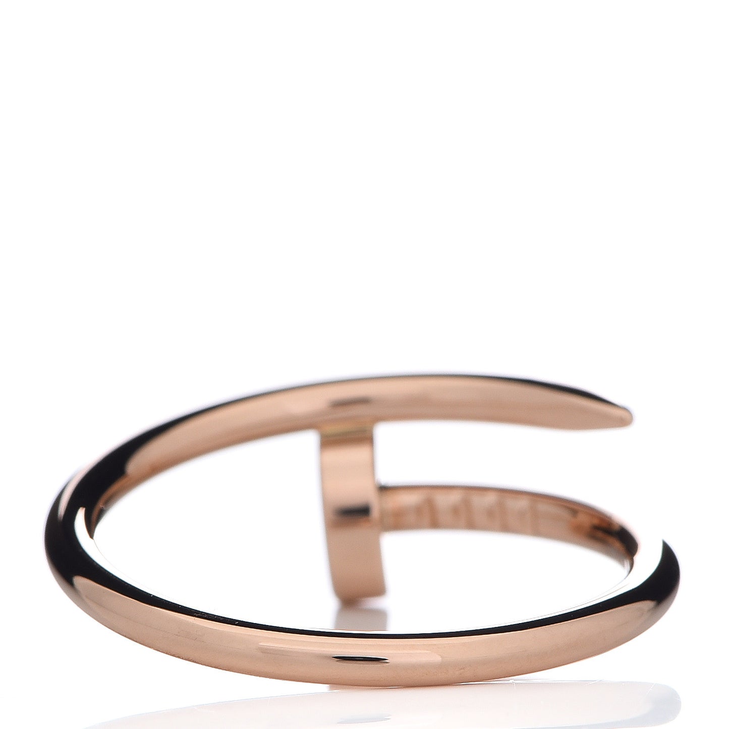 18K Pink Gold Small Juste Un Clou Ring 50 5.25