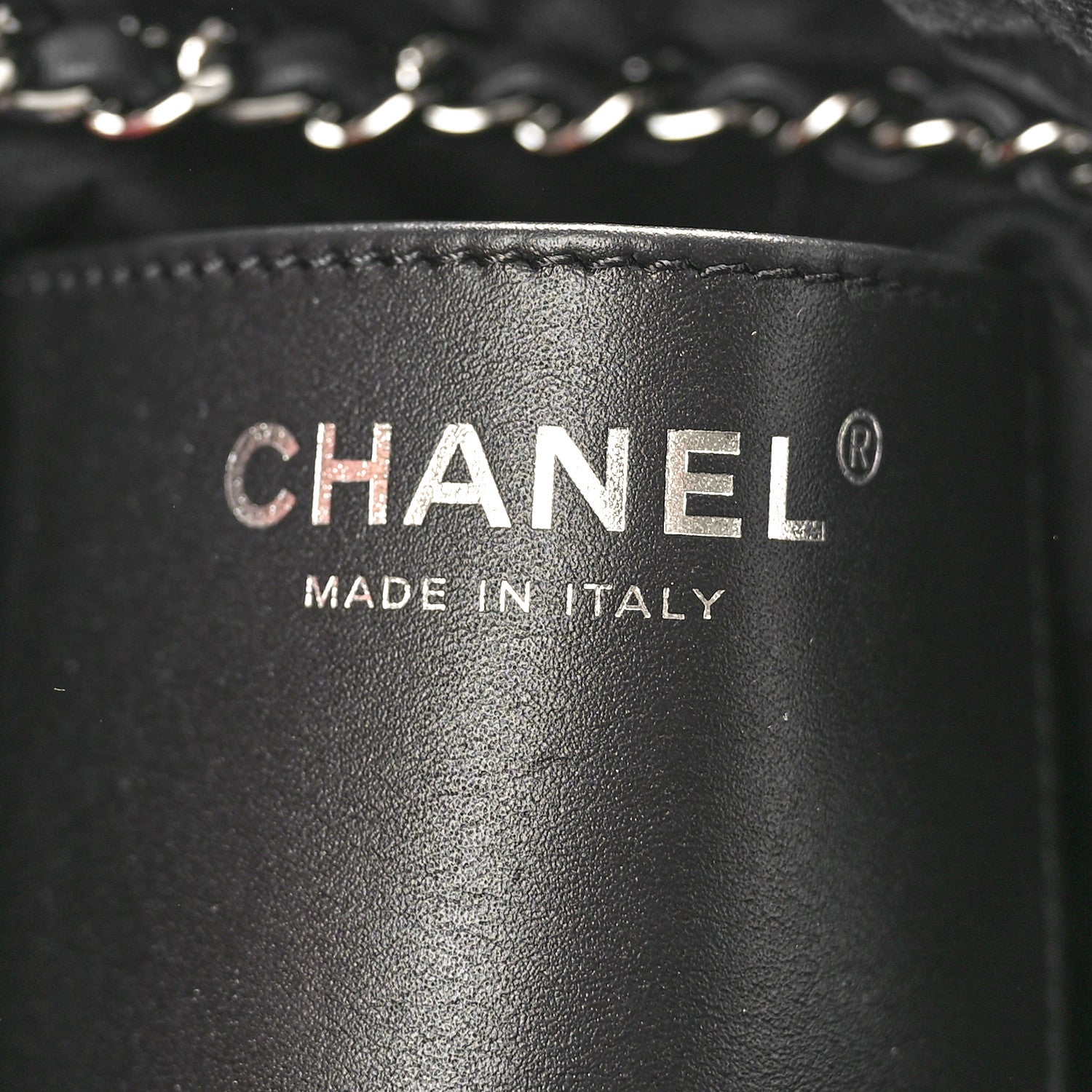 Chanel Denim Quilted Floral Print Mini Chanel 22 Black Grey 6 of 10