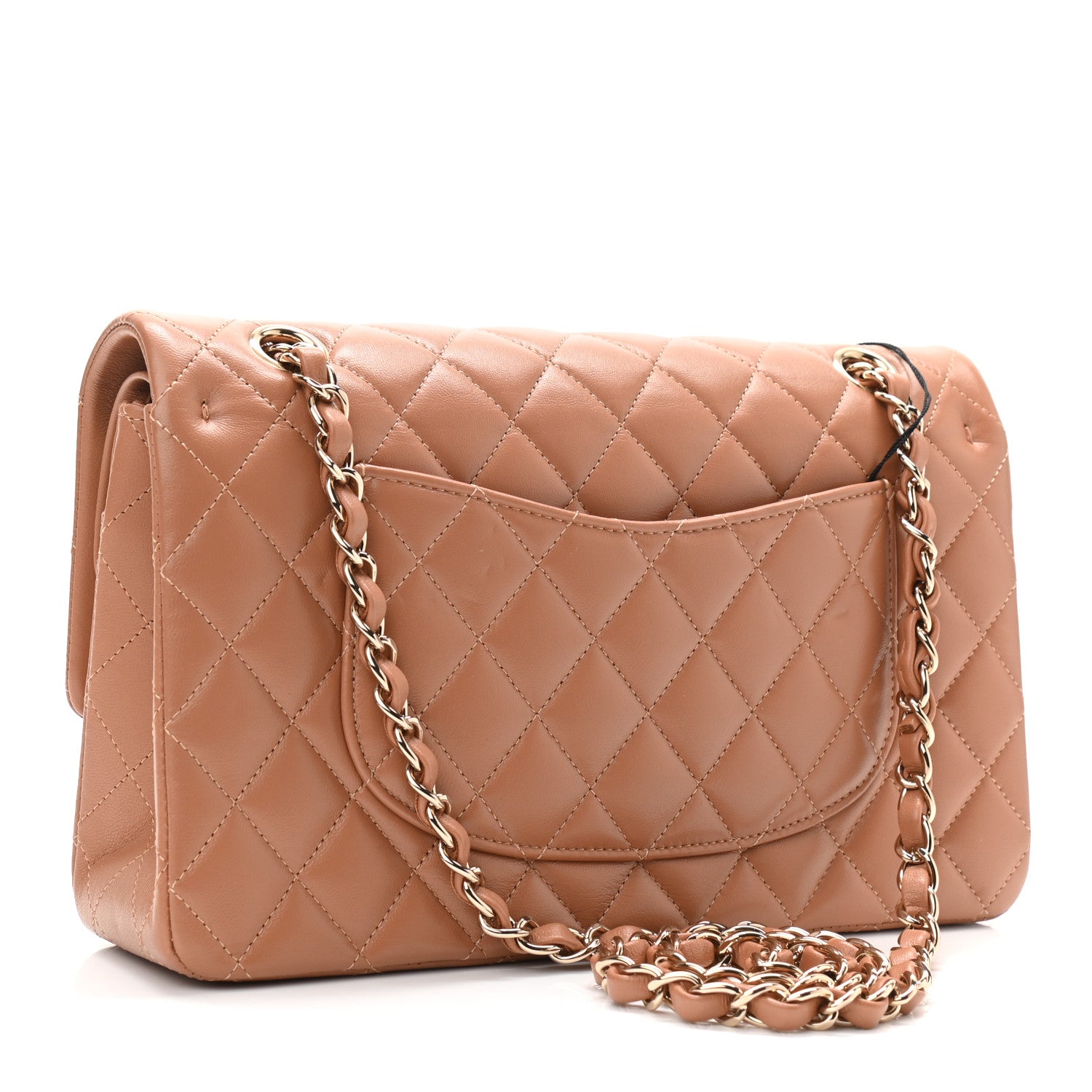 Chanel Lambskin Quilted Medium Double Flap Brown 3 of 11
