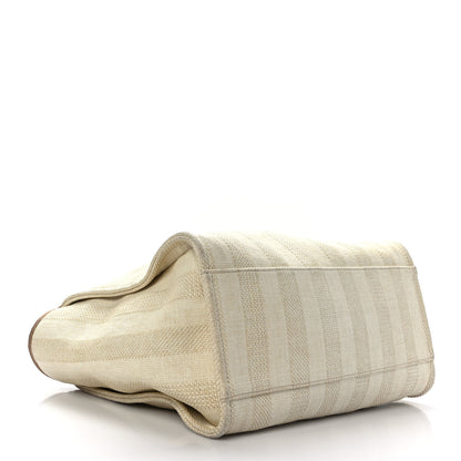 Chanel Mixed Fibers Striped Medium Deauville Tote Beige 1 of 11