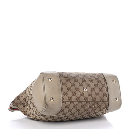 Gucci Monogram Web Medium Mayfair Tote Off White 3 of 5
