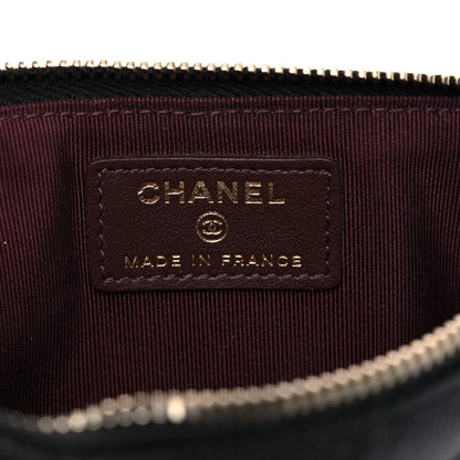 Chanel Caviar Quilted Classic Flat Wallet Pouch Black 6 of 9
