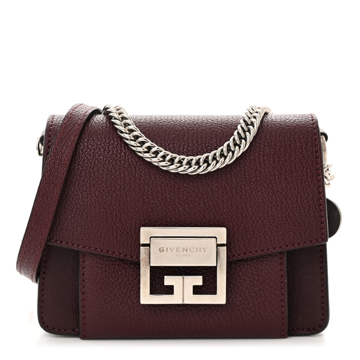 Goatskin Mini GV3 Shoulder Bag Oxblood