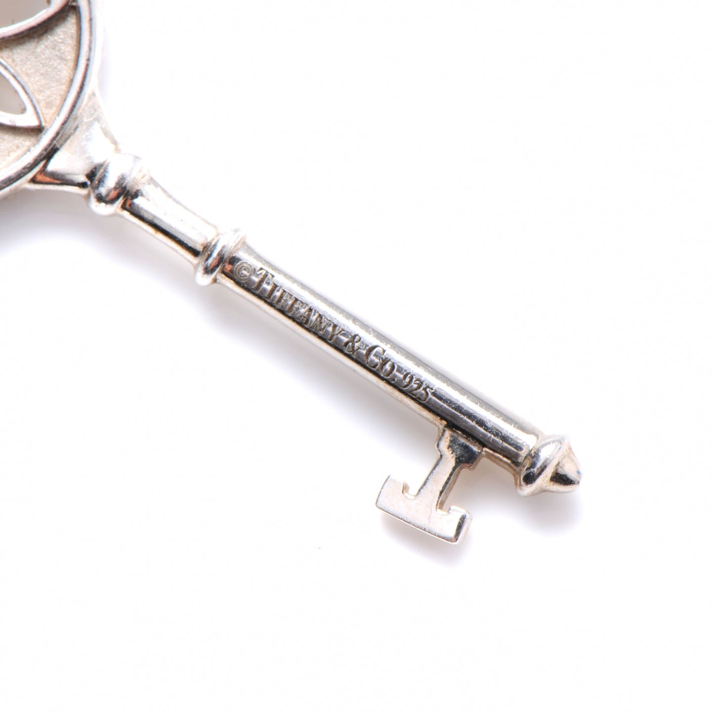 Sterling Silver Diamond Small Daisy Key Pendant