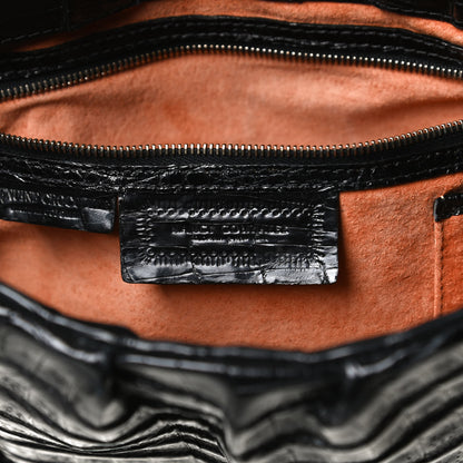 Nancy Gonzalez Crocodile Clutch Black 6 of 9