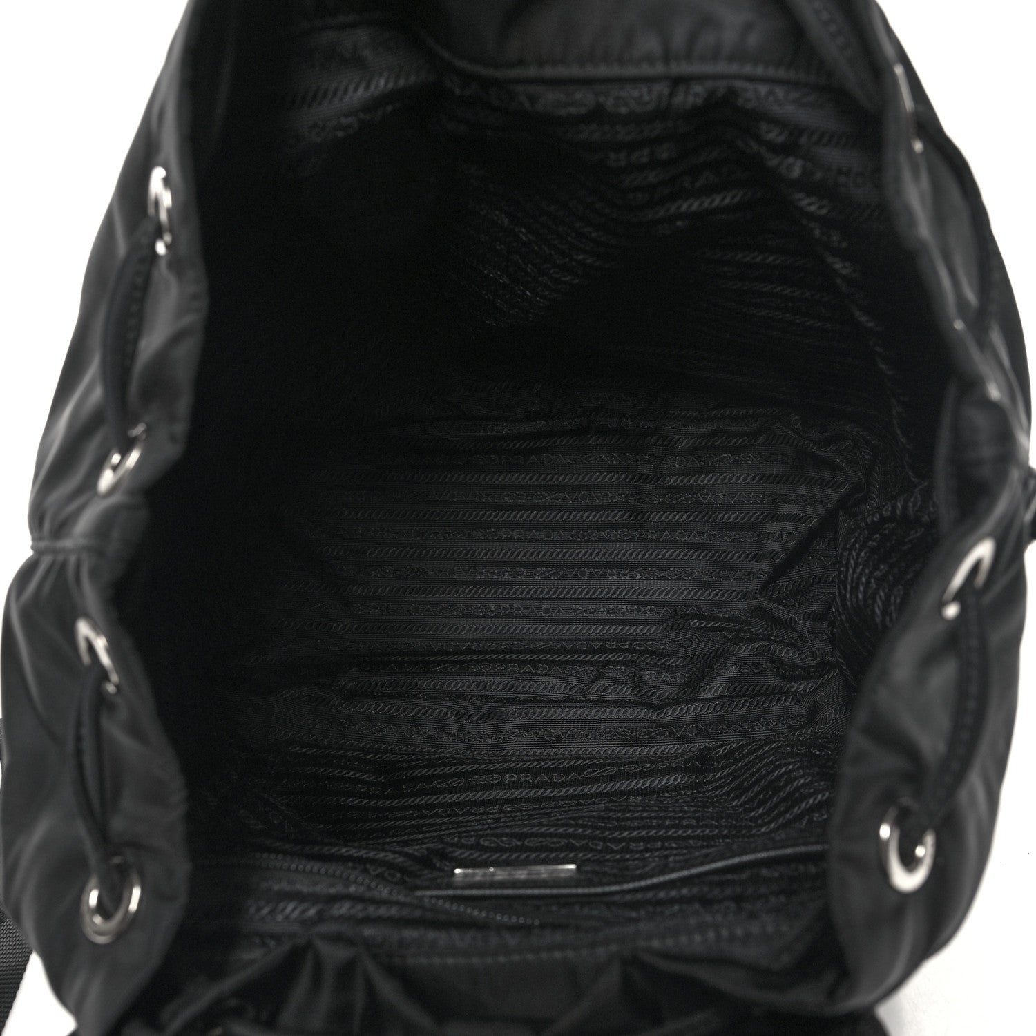 Prada Re-Nylon Saffiano Medium Backpack Black 6 of 11