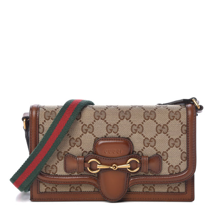 Gucci Monogram Lady Web Convertible Wallet Beige Cuir 1 of 13