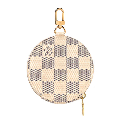 Louis Vuitton Damier Azur 2021 Christmas Animation Hollywood Bag Charm Fuchsia 3 of 6