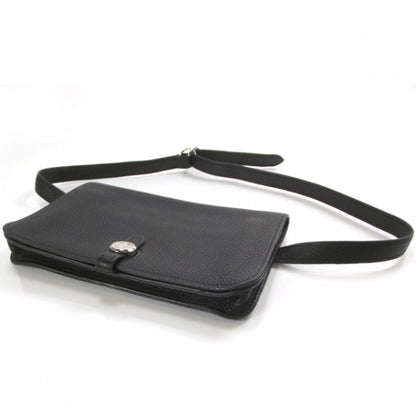 Hermes Togo Dogon Wallet Waist Pouch Black 4 of 9