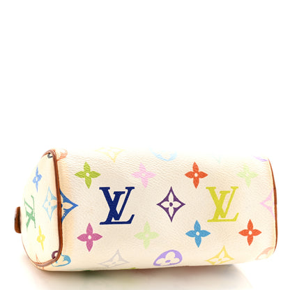 Louis Vuitton Monogram Multicolor Mini Sac HL Speedy White 4 of 9