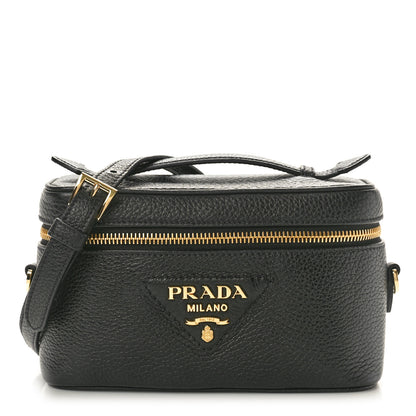Prada Vitello Daino Mini Bag Black 1 of 9