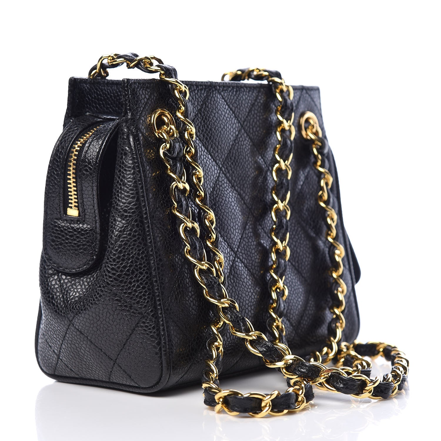 Chanel Caviar Quilted Shoulder Bag Black 3 of 14