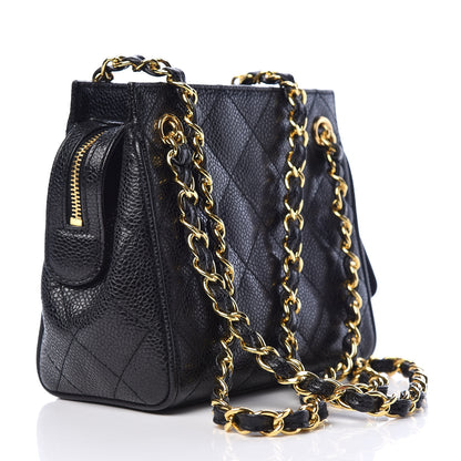 Chanel Caviar Quilted Shoulder Bag Black 3 of 14