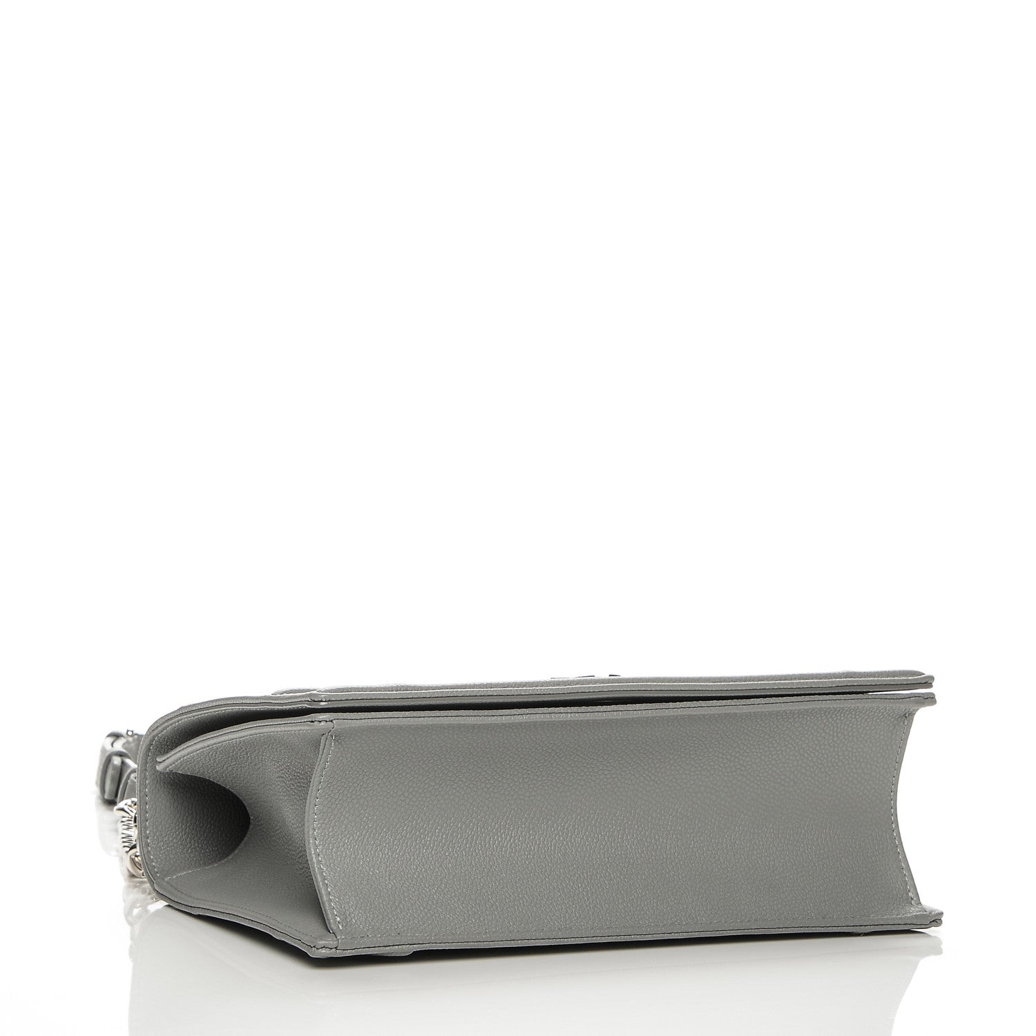 Christian Dior Grained Calfskin Medium Diorama Flap Bag Gris 4 of 7