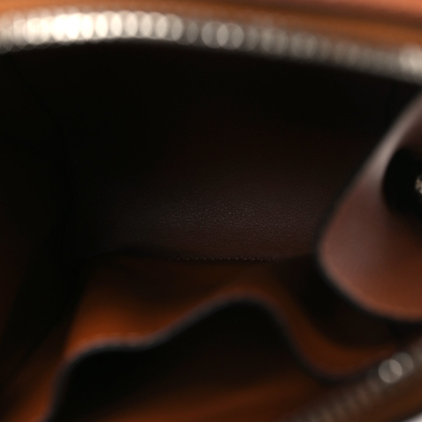 Classic Calfskin Anagram Box Crossbody Tan