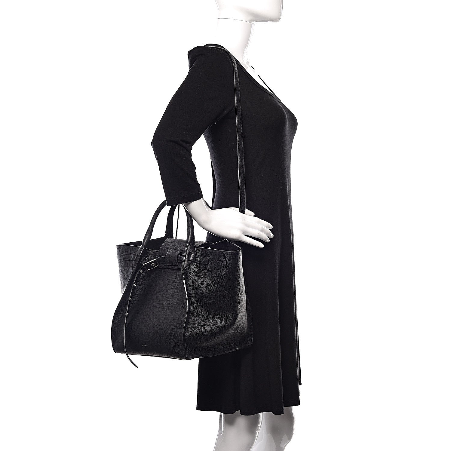 Celine Supple Grained Calfskin Small Big Bag Black 3 of 14