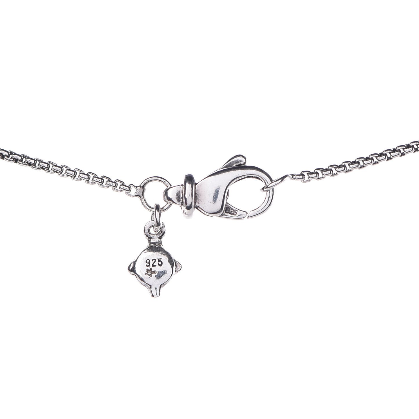 Sterling Silver Diamond Open Heart Cable Necklace
