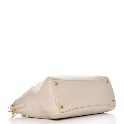 Prada Vitello Daino Top Handle Zip Tote Sabbia 5 of 18