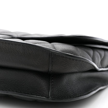 Chanel Lambskin Quilted Large Natural CC Flap Black 11 of 11