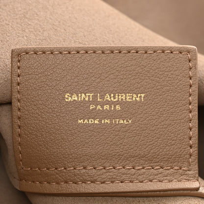 Saint Laurent Calfskin Large Shopping Tote Dark Toffee 7 of 11