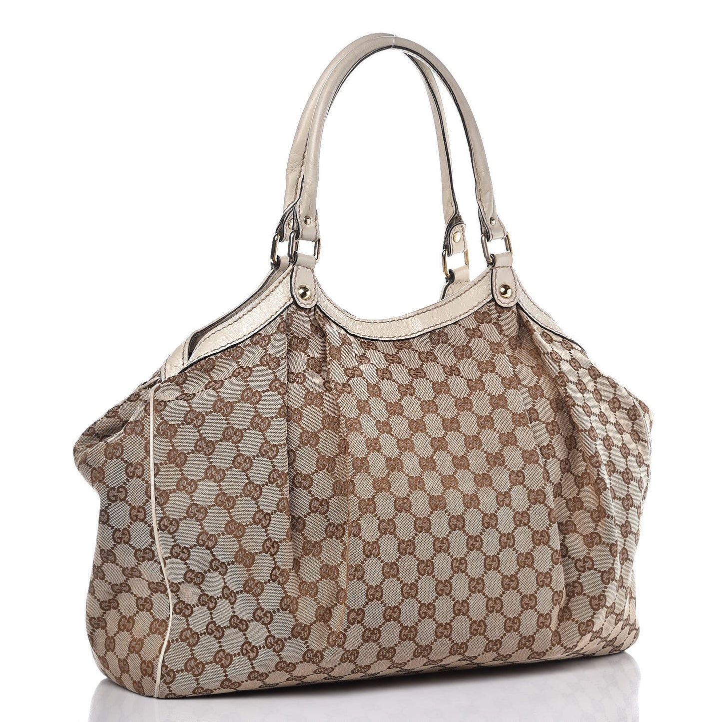 Monogram Large Sukey Tote Off White