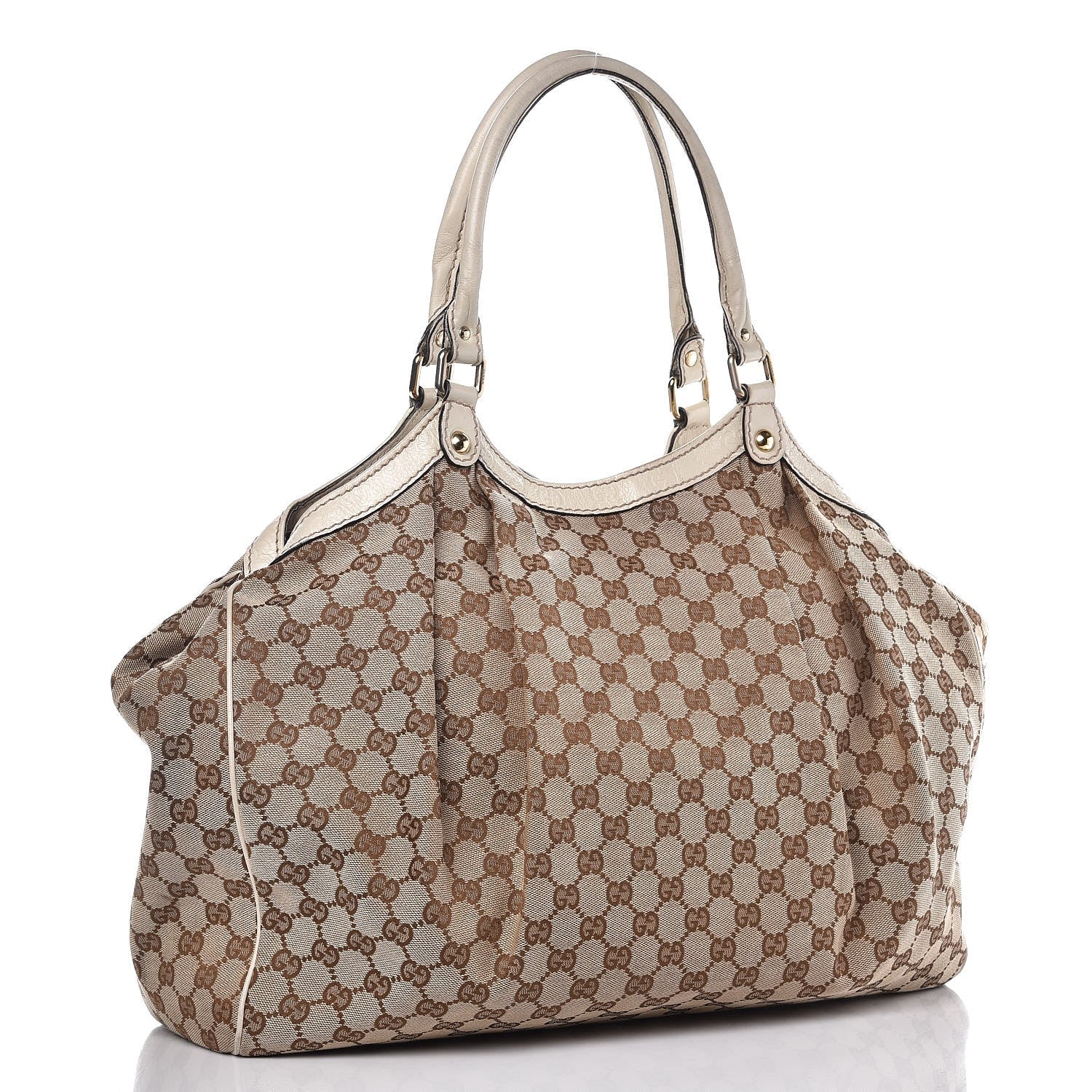 Gucci Monogram Large Sukey Tote Off White 3 of 15
