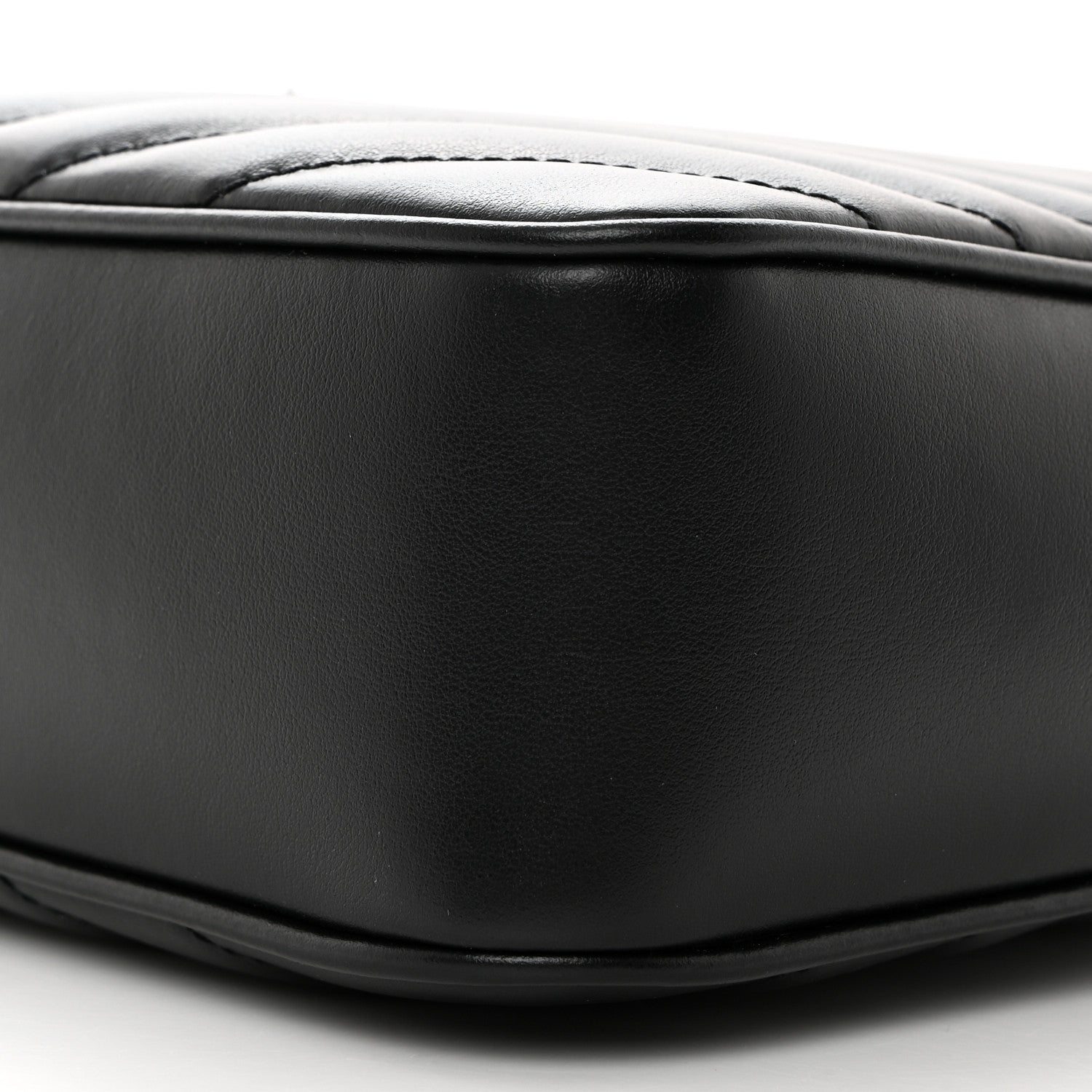 Saint Laurent Calfskin Matelasse Monogram Monochrome Lou Camera Bag Black 10 of 10