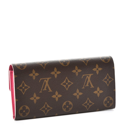 Louis Vuitton Monogram Bloom Flower Emilie Wallet 3 of 8