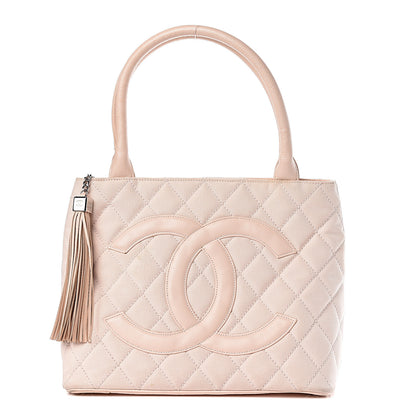 Chanel Canvas Quilted Medallion Tote Light Pink 1 of 27