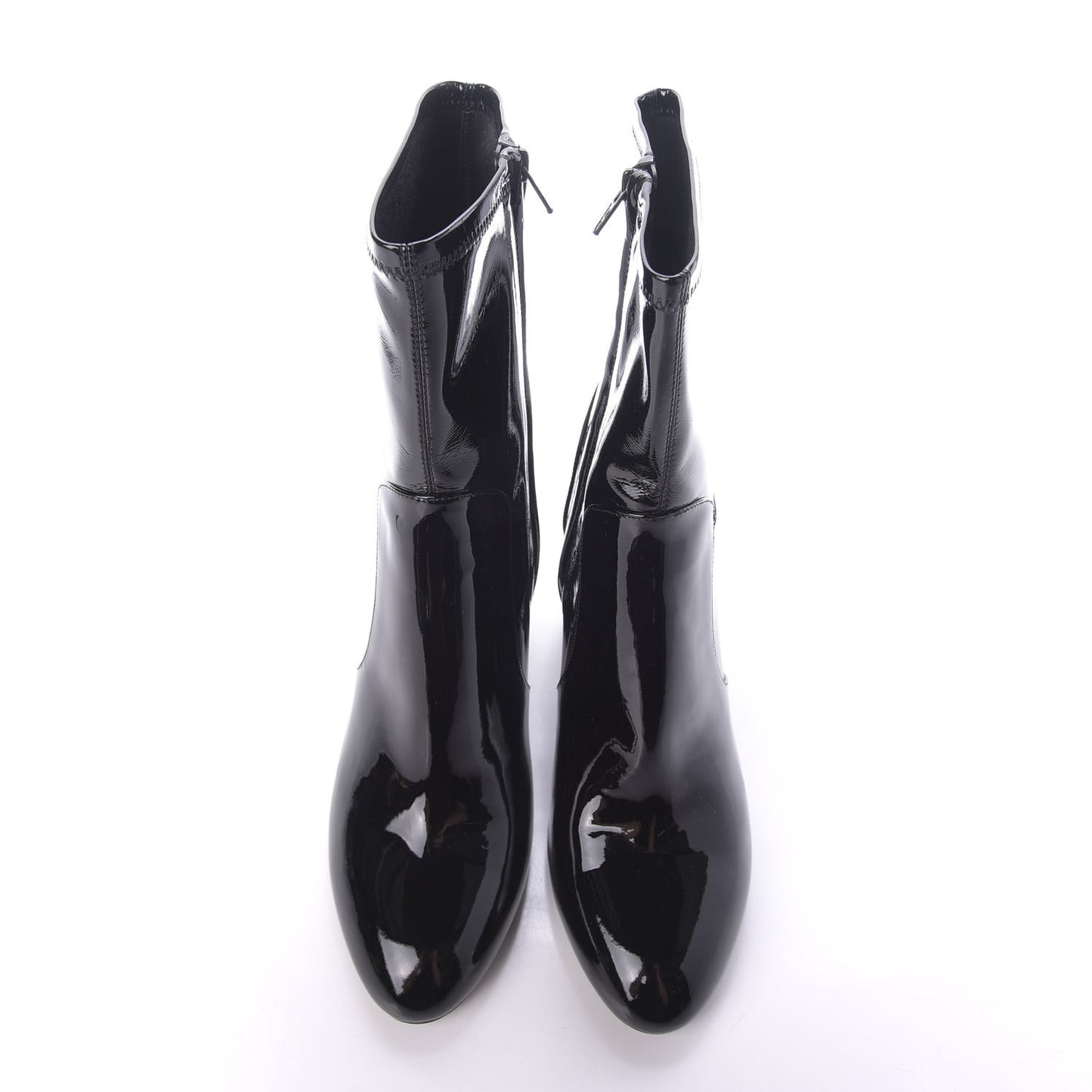 Patent Uniformes Silhouette Ankle Boots 41 Black