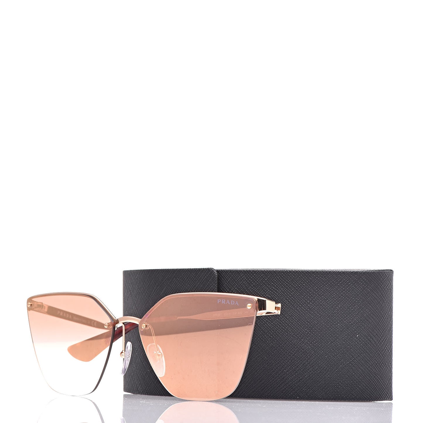 Cinema Cat Eye Sunglasses SPR 68T Pink Gold