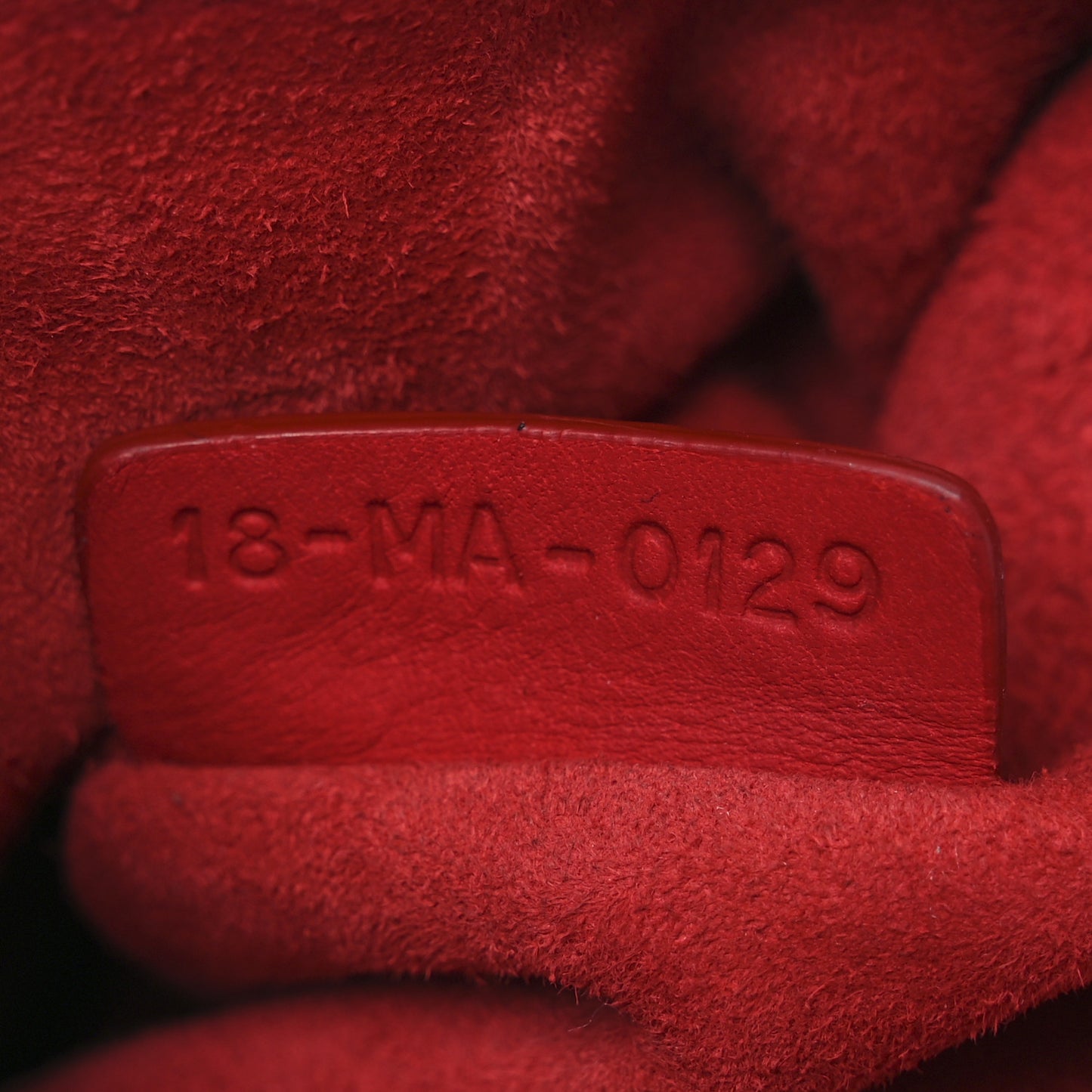 Ultra Matte Calfskin Mini Saddle Bag Red
