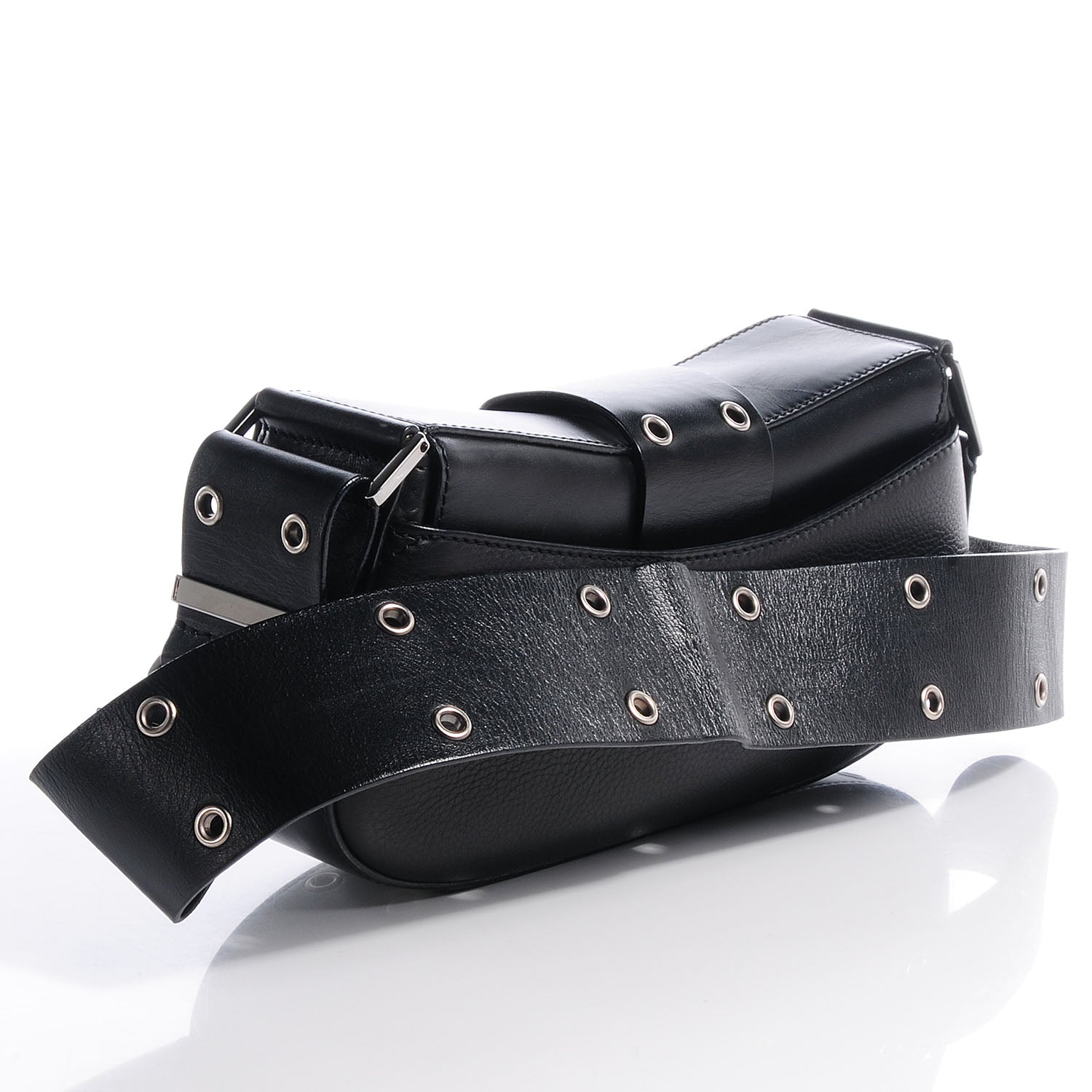 Christian Dior Leather Street Chic Columbus Ave Black 3 of 7
