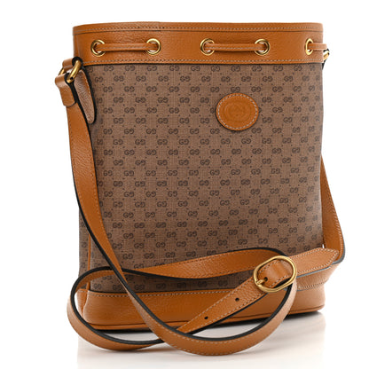Gucci X DISNEY Mini Vintage GG Supreme Monogram Bucket Bag Beige Vintage Sun Oil 3 of 10