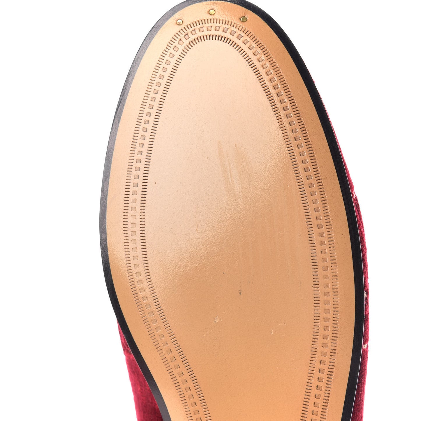 Velvet Malaga Kid GG Monogram Horsebit Womens Jordaan Loafers 38.5 Red Cipria Romantic Cerise