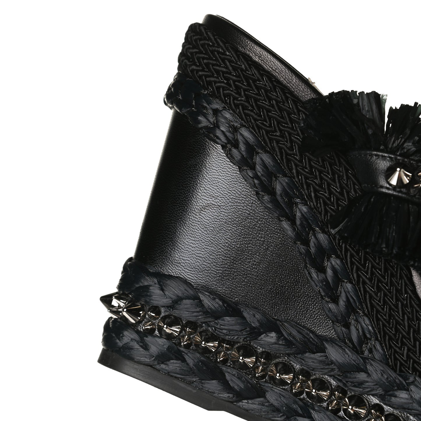 Voltinoudou 110mm Tie Cruise Raffia Spike Wedge 38