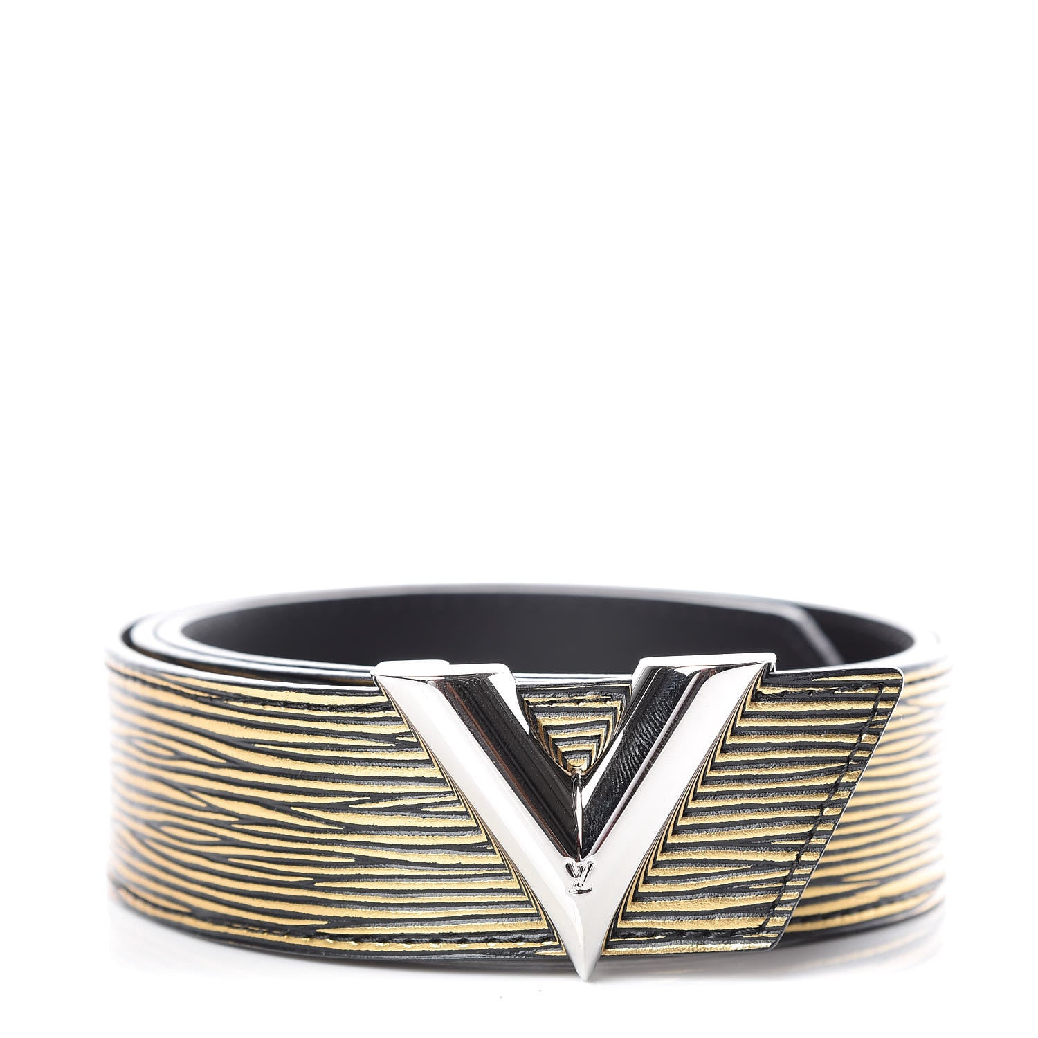 Louis Vuitton Epi Essential V 32MM Belt 85 34 Gold 1 of 10