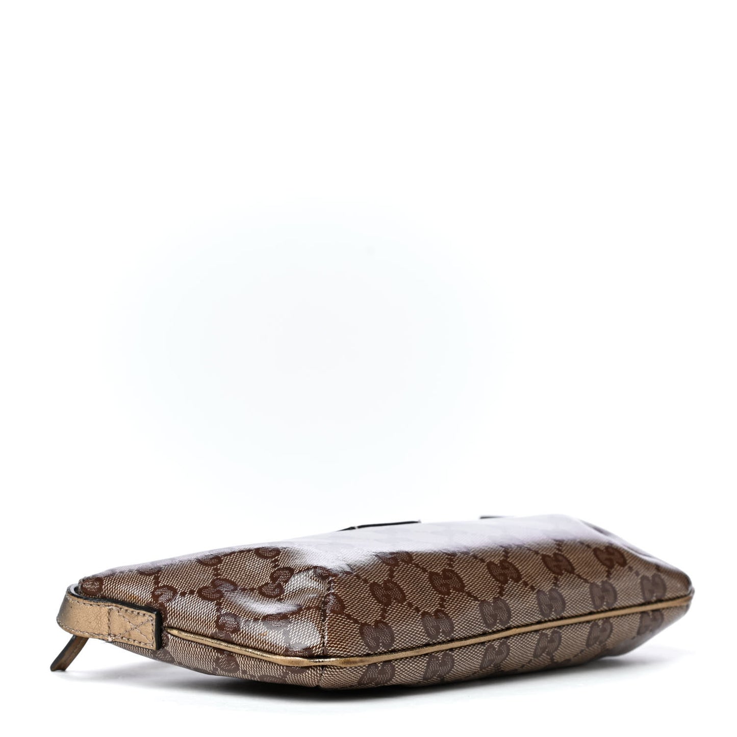 Crystal Monogram Joy Boat Pochette Brown