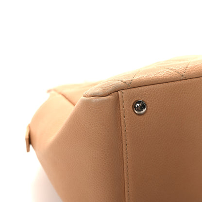 Chanel Caviar Quilted Petit Timeless Tote PTT Beige 11 of 15