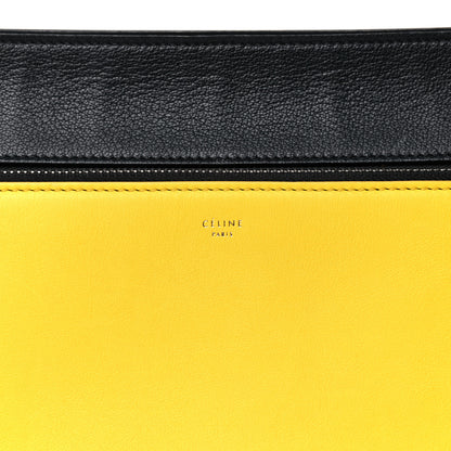 Celine Smooth Calfskin Small Tri-Color Edge Shoulder Bag Yellow 11 of 23