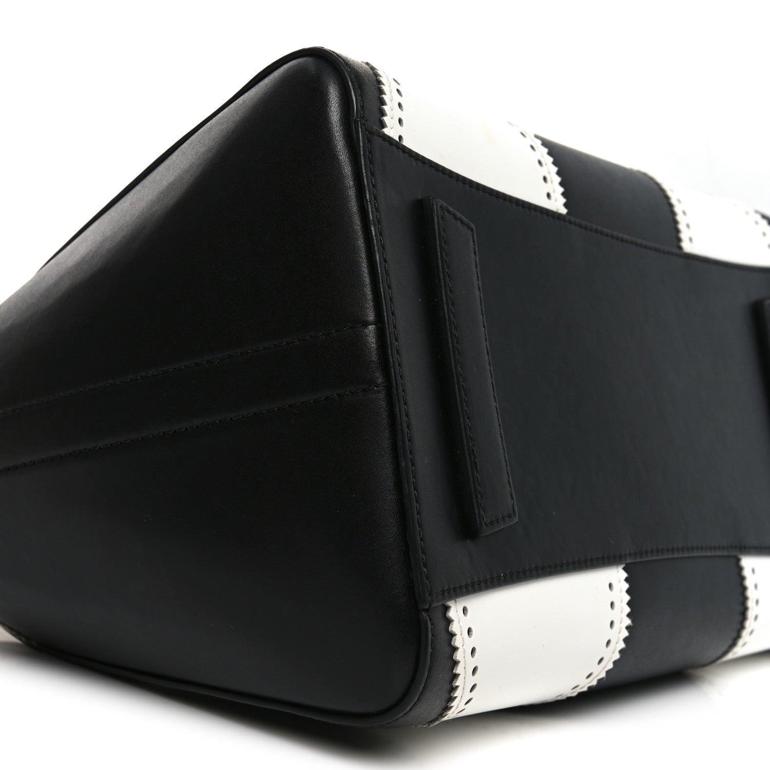 Givenchy Calfskin Brogue Medium Antigona Black White 9 of 10
