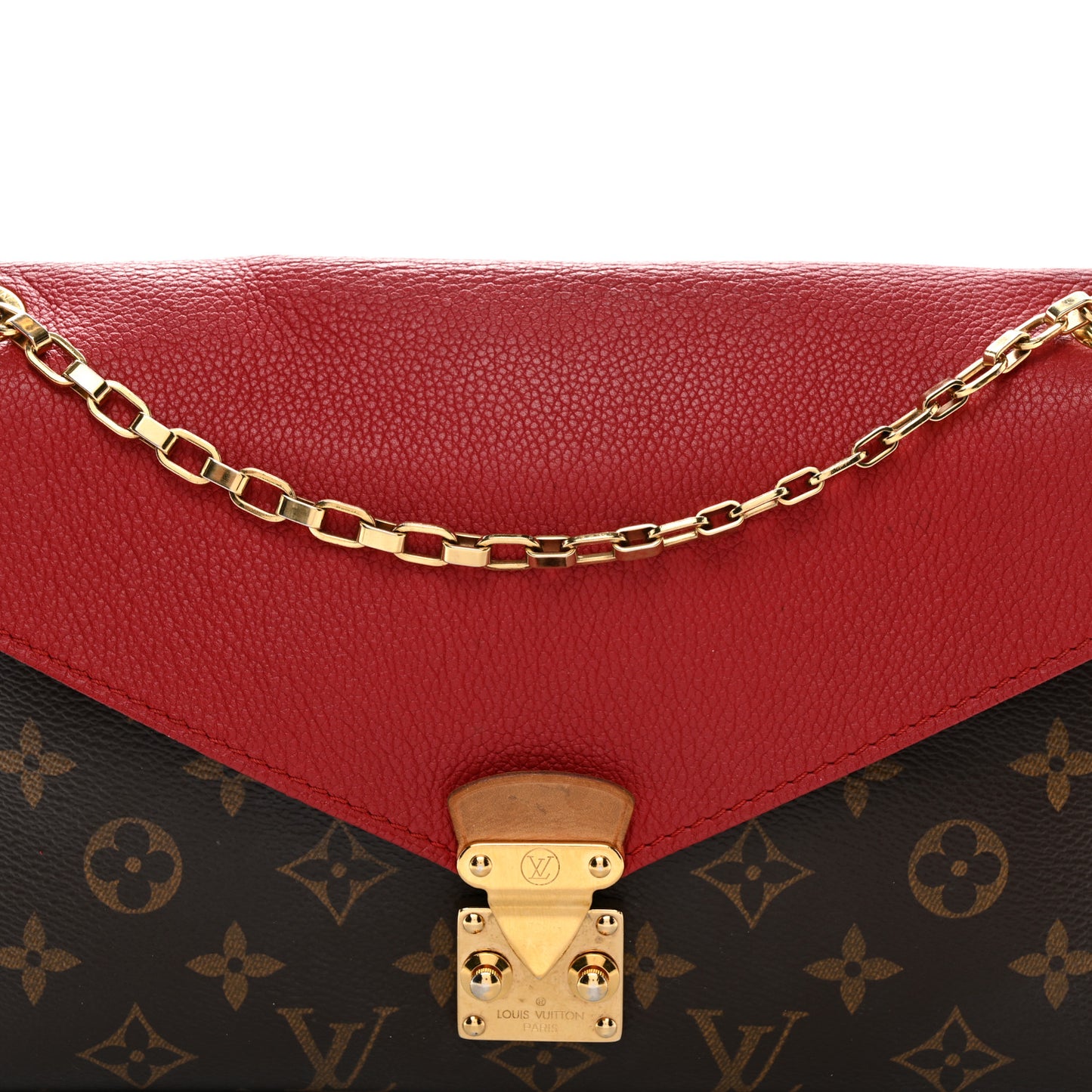 Monogram Pallas Chain Cherry