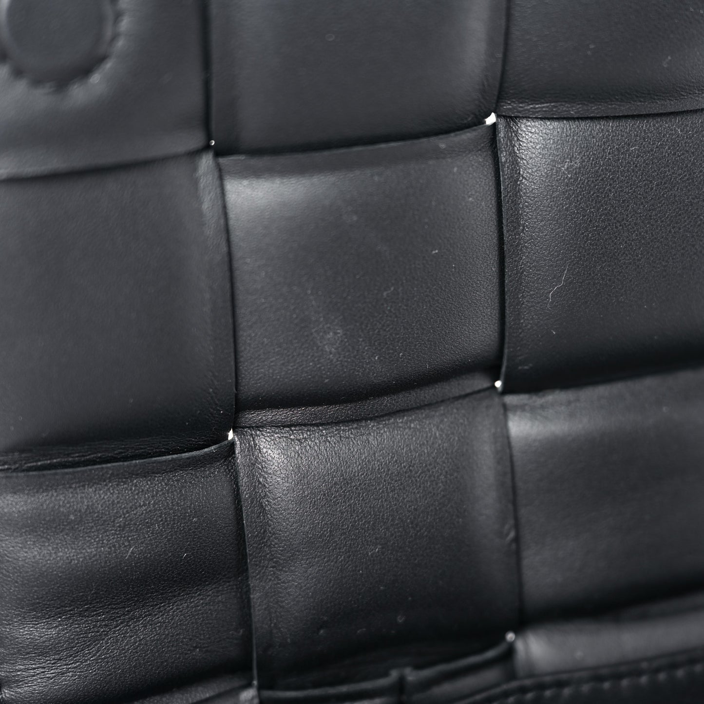 Nappa Maxi Intrecciato Padded The Belt Cassette Bag Black