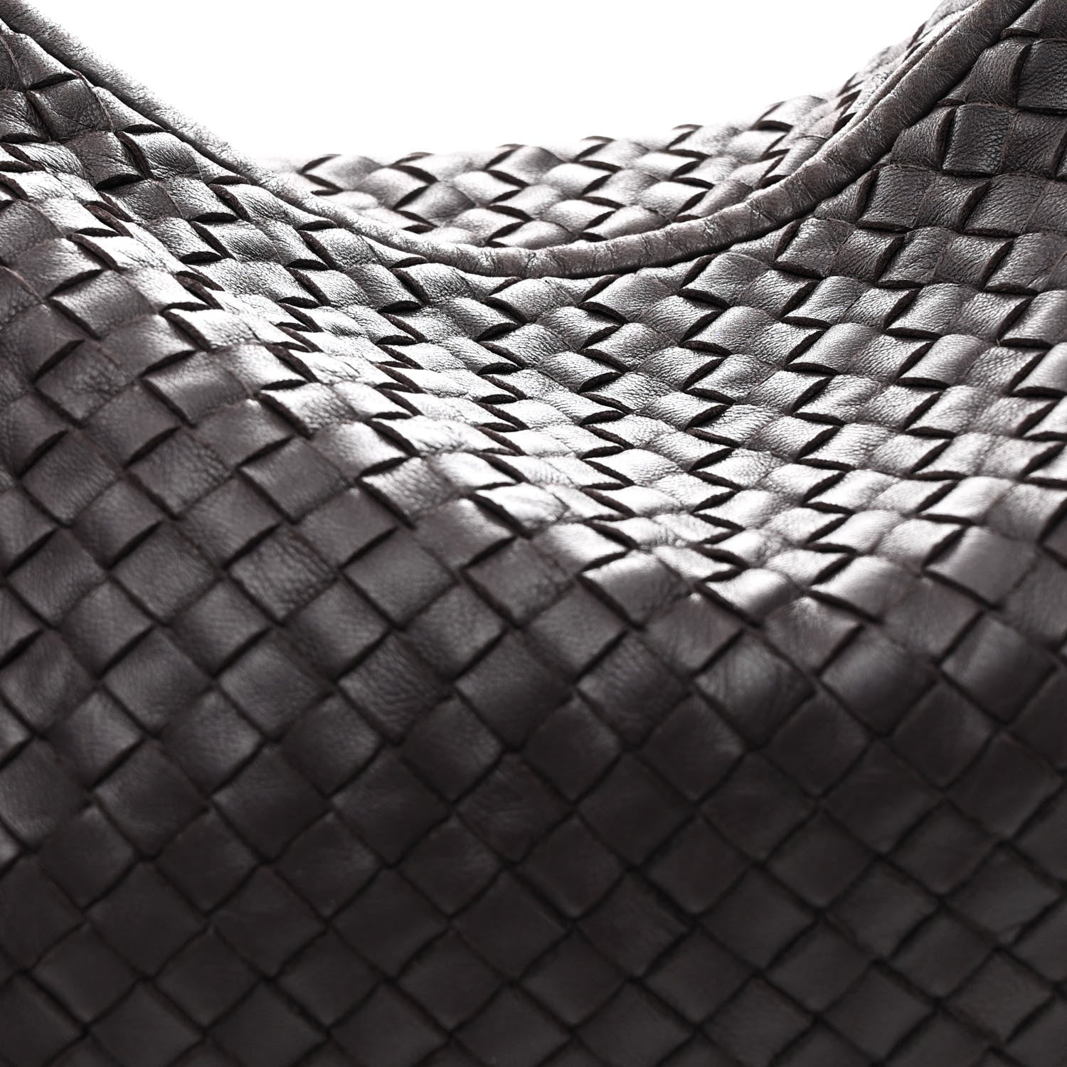 Bottega Veneta Nappa Intrecciato Large Veneta Hobo Ebano 8 of 10