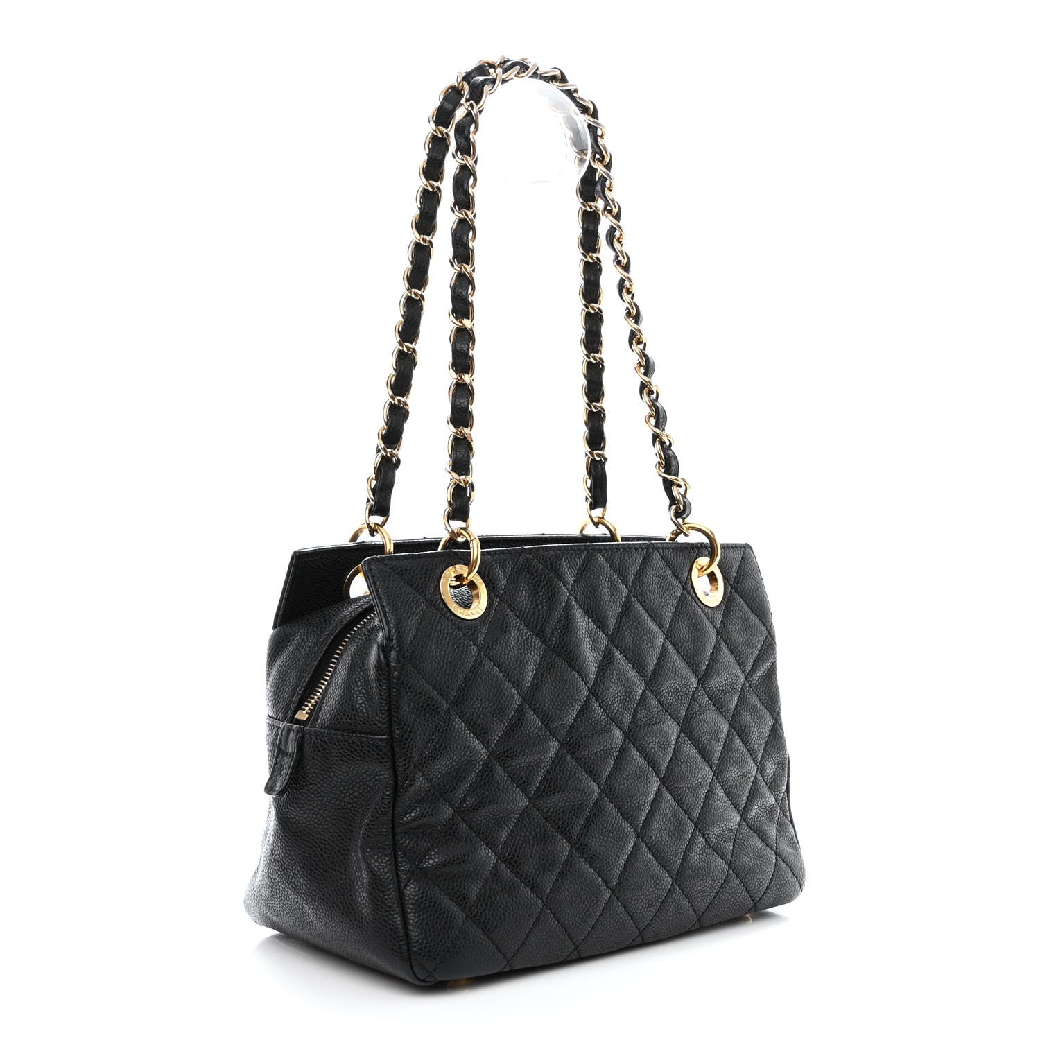 Chanel Caviar Quilted Petit Timeless Tote PTT Black 3 of 10