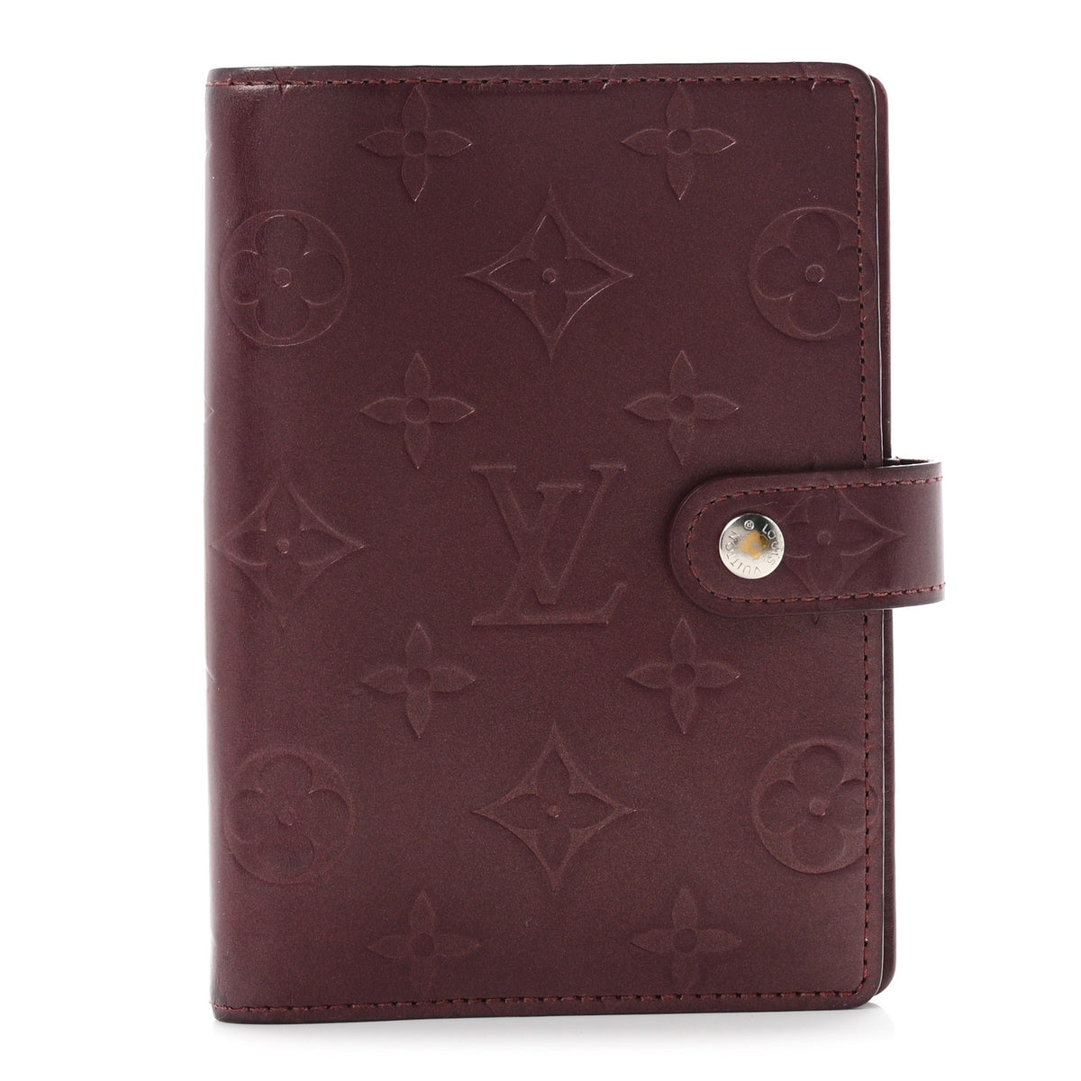 Louis Vuitton Mat Monogram Small Ring Agenda Cover Violet 1 of 6
