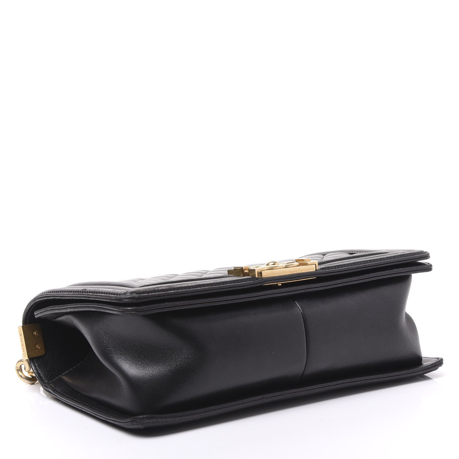 Chanel Lambskin Quilted Medium Boy Flap Black 3 of 9