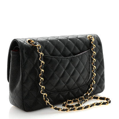 Chanel Caviar Quilted Medium Double Flap Black 3 of 10