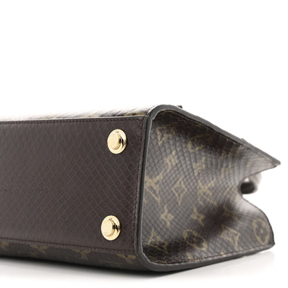 Louis Vuitton Snakeskin Monogram City Steamer Mini Brown 9 of 10